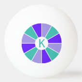 Kleur Wiel / Stralen aangepaste ping pong ballen (Achterkant)