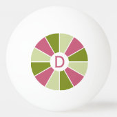 Kleur Wiel / Stralen aangepaste ping pong ballen (Voorkant)