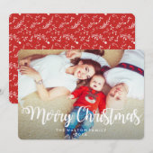 KLEUR WIJZIGEN - Kerstkaart (Voorkant / Achterkant)