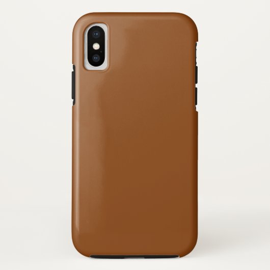 kleur zadelbruin Case-Mate iPhone case (Achterkant)