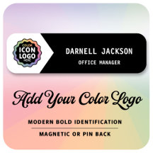 Kleur Zakelijk Logo Zwart Wit Klassiek Chevron ID