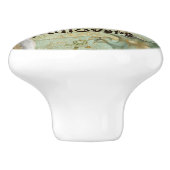 Kleur zandkorrelig zandkorrelig Kustdouane Keramische Knop (Zijkant)