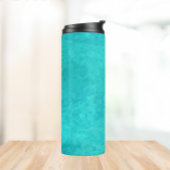 Kleur zeeblauw water thermosbeker