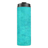 Kleur zeeblauw water thermosbeker (Voorkant)