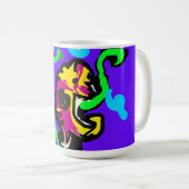 Kleur zeepaard koffiemok (Voorkant rechts)