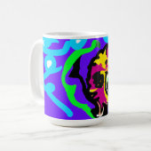 Kleur zeepaard koffiemok (Voorkant links)