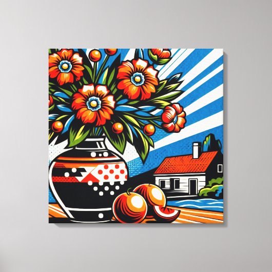 Kleuraccent Canvas Afdruk (Voorkant)