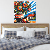 Kleuraccent Canvas Afdruk (Insitu (Slaapkamer))