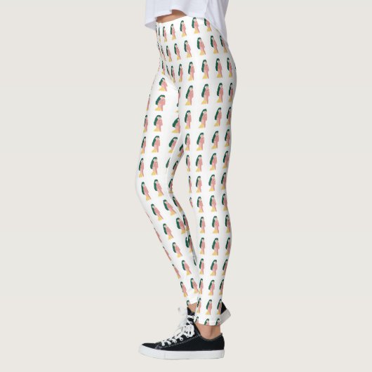 Kleuraccent: Modebewuste Legging Stijlen (Links)