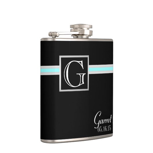 Kleuraccent Stripe en Monogram Heupfles (Rechts)