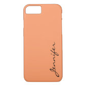 Kleurachtergrond atoomtangerine Case-Mate iPhone case (Achterkant)