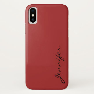 Kleurachtergrond Auburn Case-Mate iPhone Case