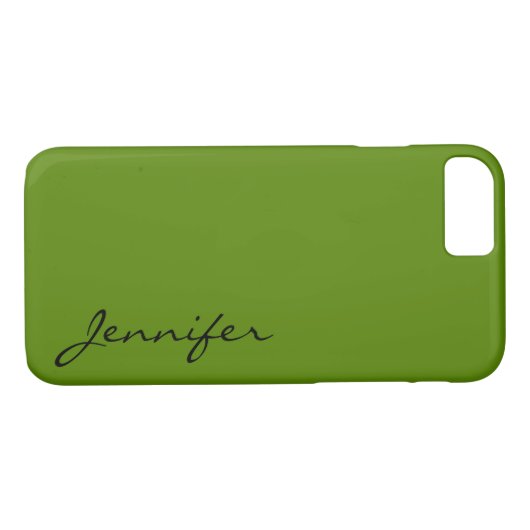Kleurachtergrond Avocado Case-Mate iPhone Case (Achterkant (Horizontaal))
