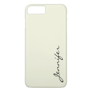 Kleurachtergrond beige 	iPhone 8/7 plus hoesje
