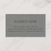 Kleurachtergrond slagschip visitekaartje (Achterkant)