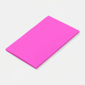 Kleurachtergrond voor Girly Hot Pink past deze aan Post-it® Notes (Schuin)