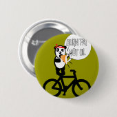 Kleurachtergrond wijzigen ronde button 5,7 cm (Voorkant /achterkant)