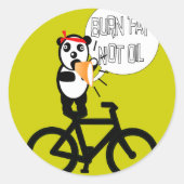 Kleurachtergrond wijzigen ronde sticker (Voorkant)