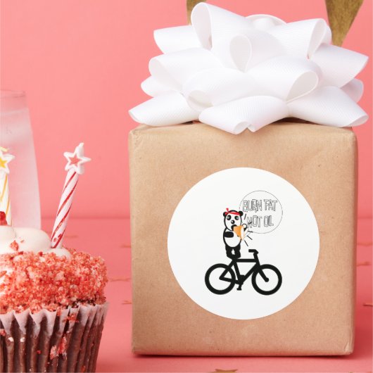 Kleurachtergrond wijzigen ronde sticker (Feest)