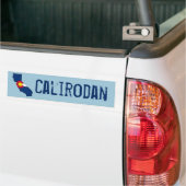 Kleurado vlag Californië omhult bumpersticker (Op Truck)