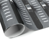 Kleurafbeelding van vele knoppen in een geluidsopn cadeaupapier (Rol Hoek)