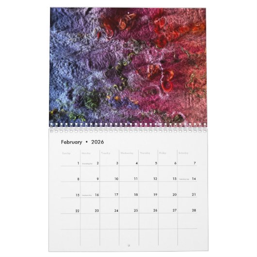 Kleuragenda Kalender (Feb 2026)