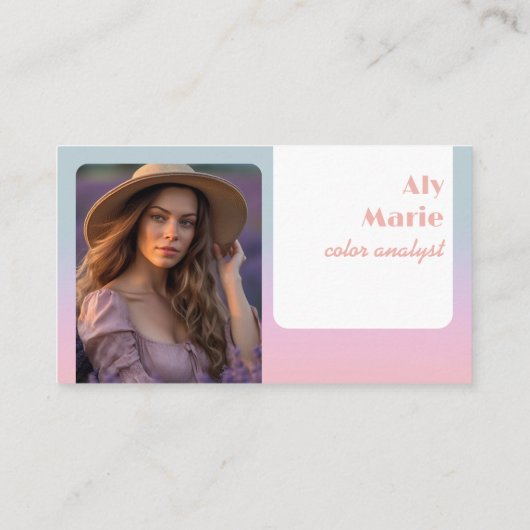 Kleuranalist Personal Stylist Logo Visitekaartje (Achterkant)