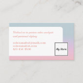 Kleuranalist Personal Stylist Logo Visitekaartje (Voorkant)