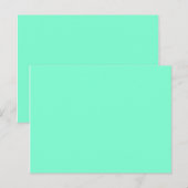 kleuraquamarine briefkaart (Voorkant / Achterkant)