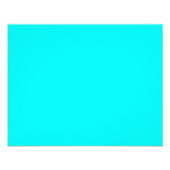 kleuraquatische cyaan foto afdruk (Voorkant)