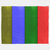 kleurbalken Fleece Deken (Voorkant (Horizontaal))