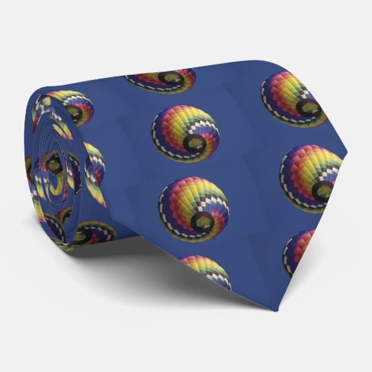 kleurballon stropdas (Opgerold)