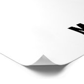 Kleurbare Unicycle Monkey Poster (Hoek)