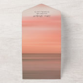 Kleurbedekking Moderne stijlvolle foto die overal All In One Uitnodiging (Buitenkant)