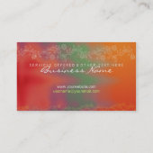 Kleurbehandeling met Logo Visitekaartje (Achterkant)