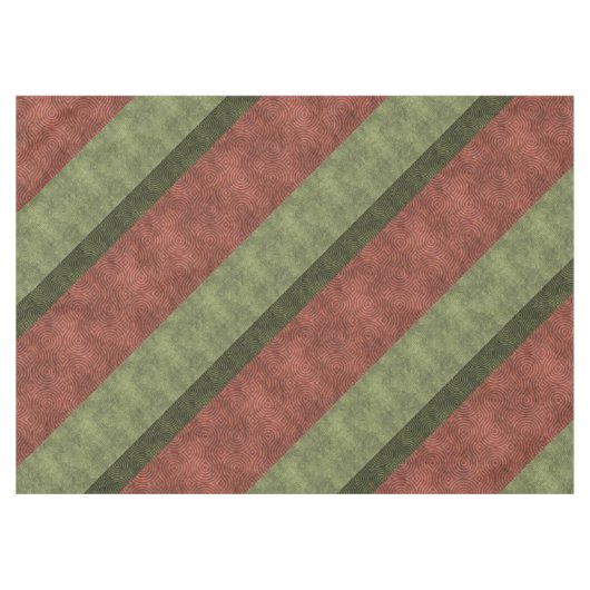 Kleurbes groen cijfer acht strepen tafelkleed (Voorkant (Horizontaal))