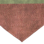 Kleurbes groen cijfer acht strepen tafelkleed (Gekanteld)