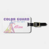 Kleurbeschermring Dans Vlag uitvoeren | BAGAGELABE Bagagelabel (Voorkant horizontaal)