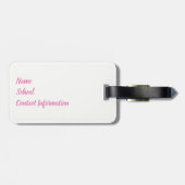 Kleurbeschermring Dans Vlag uitvoeren | BAGAGELABE Bagagelabel (Achterkant horizontaal)