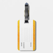 Kleurbier Bagagelabel (Achterkant verticaal)