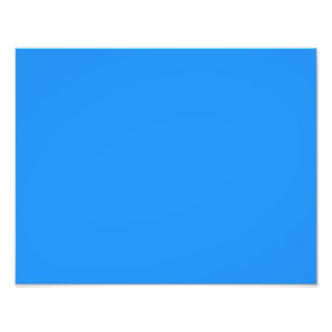 kleurblauw foto afdruk
