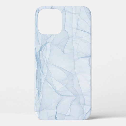 Kleurblauw moderne achtergrondkunst Case-Mate iPhone case (Achterkant)