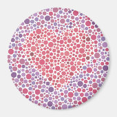 Kleurblinde harttest magneet (Voorkant)