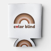 Kleurblinde liefdesregenboog blikjeskoeler (Voorkant)