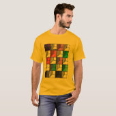 Kleurblok Abstract Grafisch T-Shirt  (Voorkant volledig)