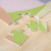 Kleurblok Abstract Kunst Uniek Kerstcadeau Legpuzzel (Zijkant)