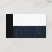 Kleurblok Abstract ontwerp | Icons voor sociale me Visitekaartje (Achterkant)