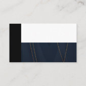 Kleurblok Abstract ontwerp Visitekaartje (Achterkant)