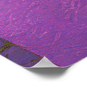 Kleurblok Abstract Paars en Goud ID1043 Poster (Hoek)