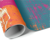 Kleurblok Abstract Patroon uit het Midden van de E Cadeaupapier (Rol Hoek)